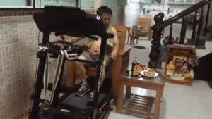 Funny exercise to lose weight.