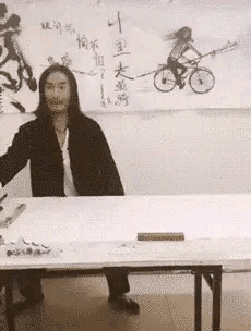 a drunk Chinese painter becomes famous